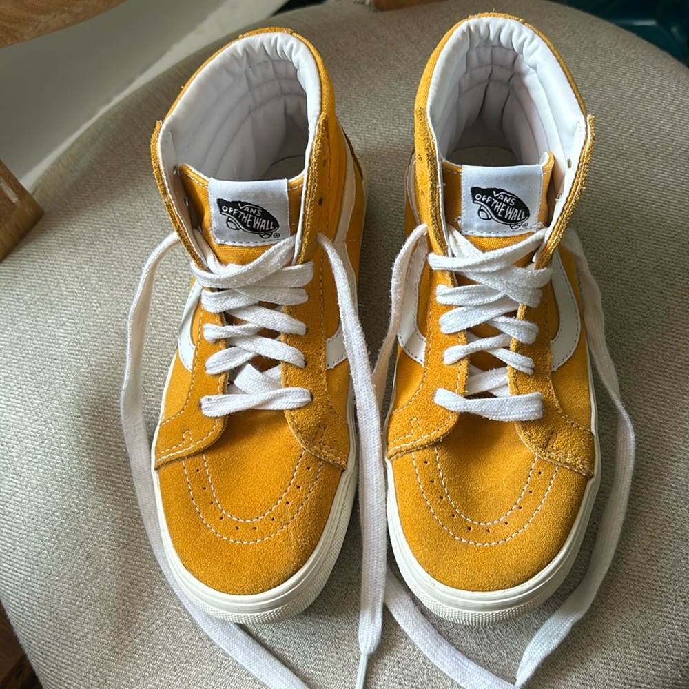 Vans-golden yellow- old skool vans